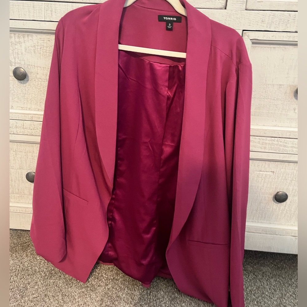 Fuchsia Torrid Blazer
